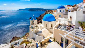 greece santorini photo city sea sun tourism landscape