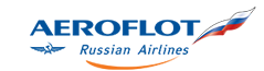 publicité in-flight on Aeroflot